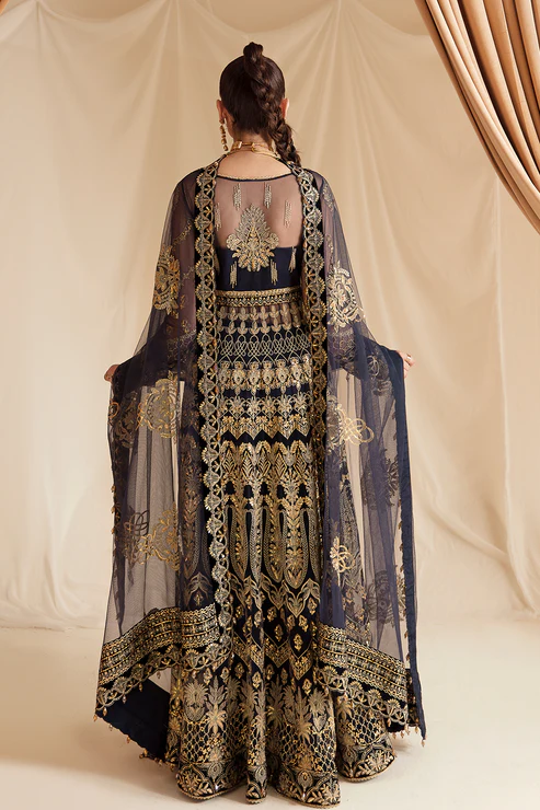 Ayzel - Fleur De Lis Luxury Chiffon '23 AZ-V4-05 Bluebella