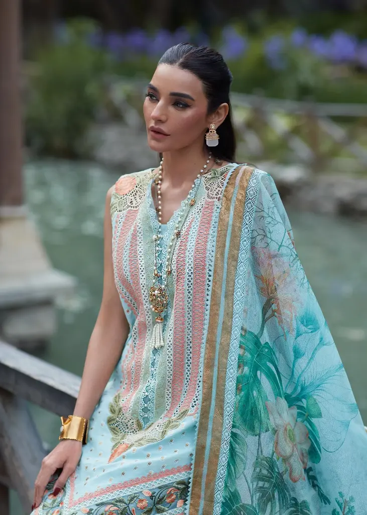 Saira Shakira - Crimson Luxury Lawn D5-B