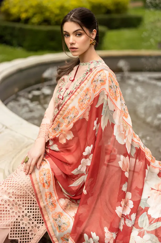 Mushq - Hemline Chikankari '24 Odyssey HMC-12 Blooming Belle