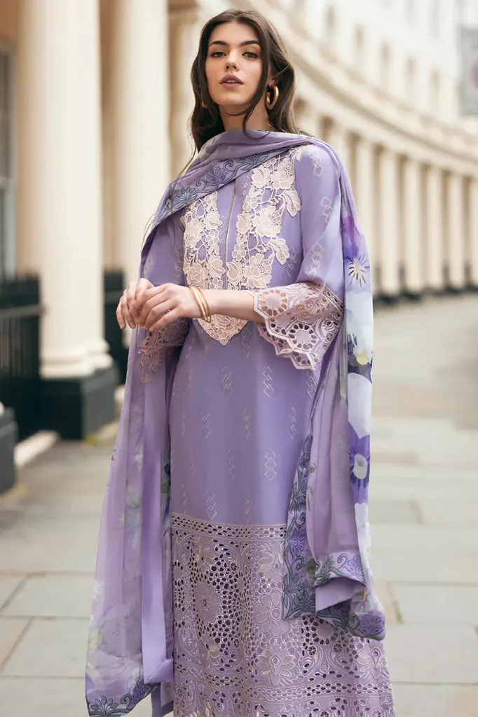 Mushq - Hemline Chikankari '24 Odyssey HMC-09 Bloom Boulevard