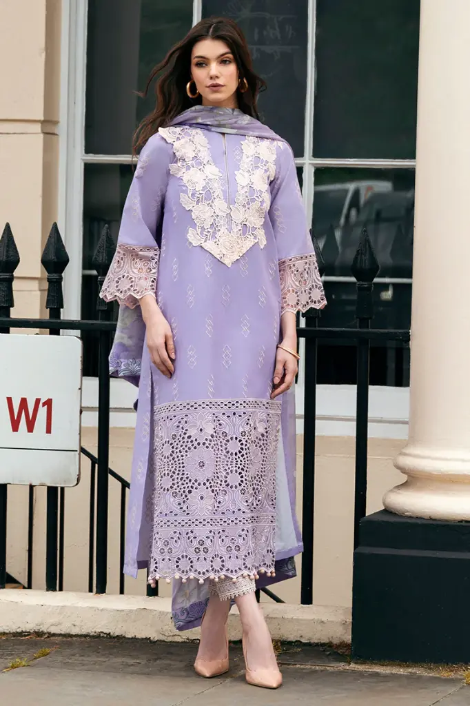 Mushq - Hemline Chikankari '24 Odyssey HMC-09 Bloom Boulevard