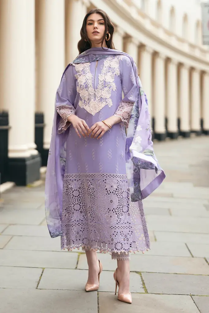 Mushq - Hemline Chikankari '24 Odyssey HMC-09 Bloom Boulevard
