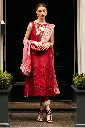 Mushq - Hemline Chikankari '24 Odyssey HMC-06 Crimson Chic