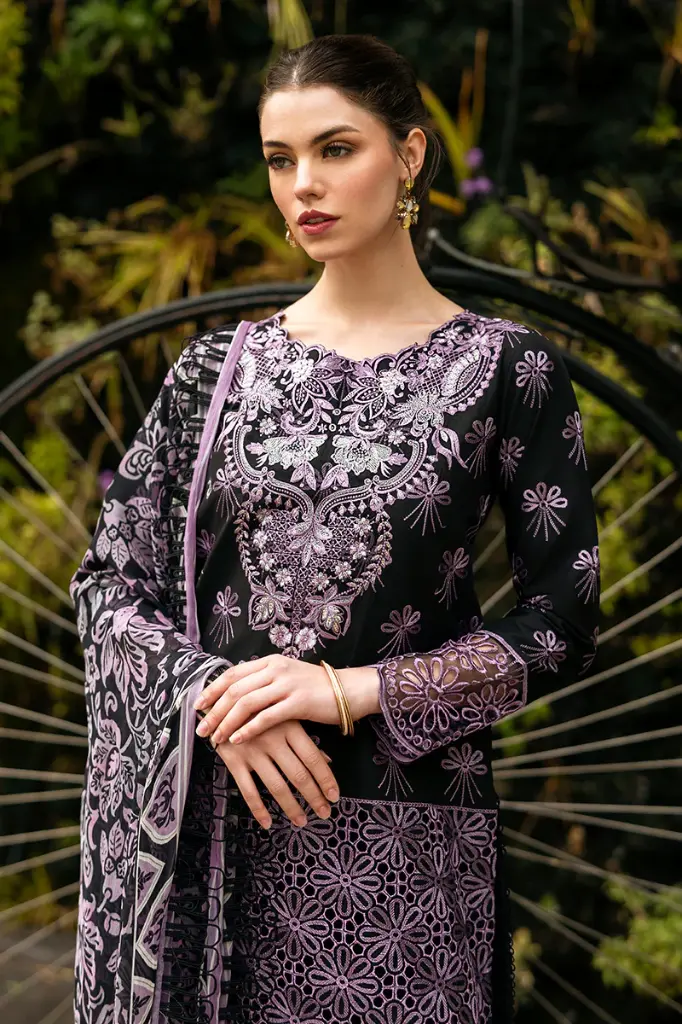 Mushq - Hemline Chikankari '24 Odyssey HMC-05 Luxe Lace