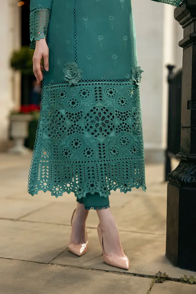 Mushq - Hemline Chikankari '24 Odyssey HMC-04 Whispering Waves