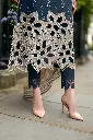 Mushq - Hemline Chikankari '24 Odyssey HMC-03 Petale Symphony