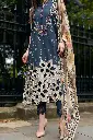 Mushq - Hemline Chikankari '24 Odyssey HMC-03 Petale Symphony