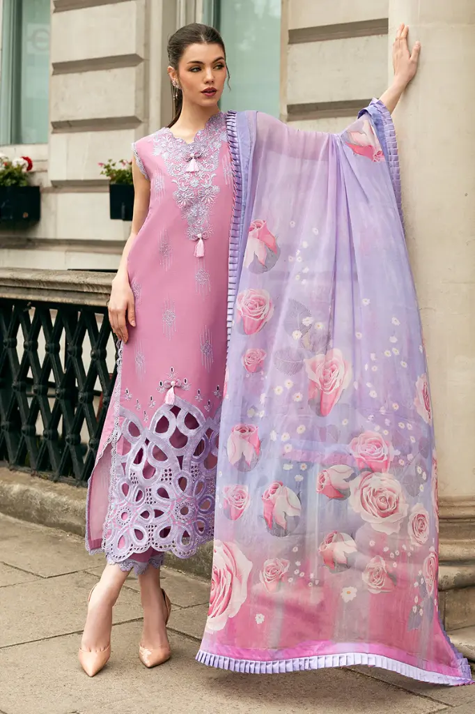 Mushq - Hemline Chikankari '24 Odyssey HMC-02 Wildflower Dream
