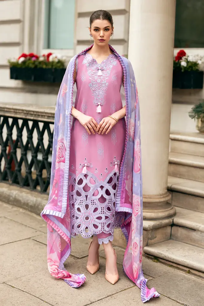 Mushq - Hemline Chikankari '24 Odyssey HMC-02 Wildflower Dream
