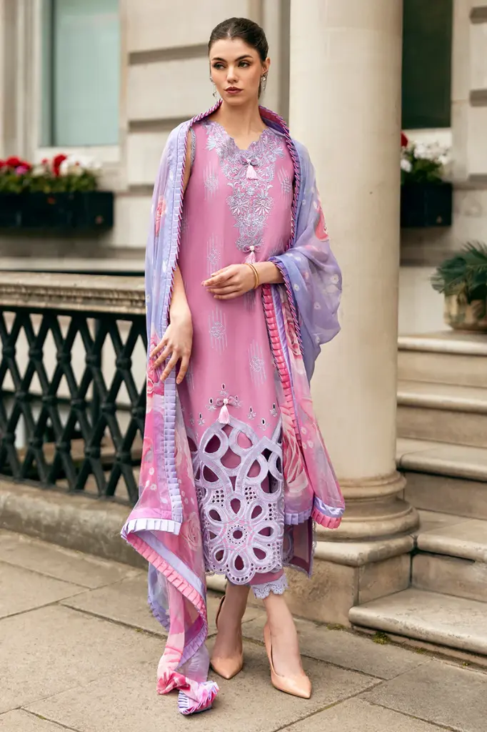 Mushq - Hemline Chikankari '24 Odyssey HMC-02 Wildflower Dream