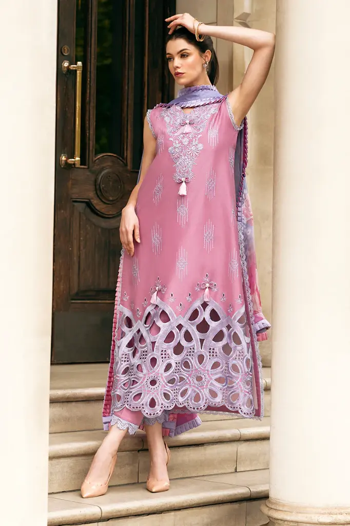 Mushq - Hemline Chikankari '24 Odyssey HMC-02 Wildflower Dream
