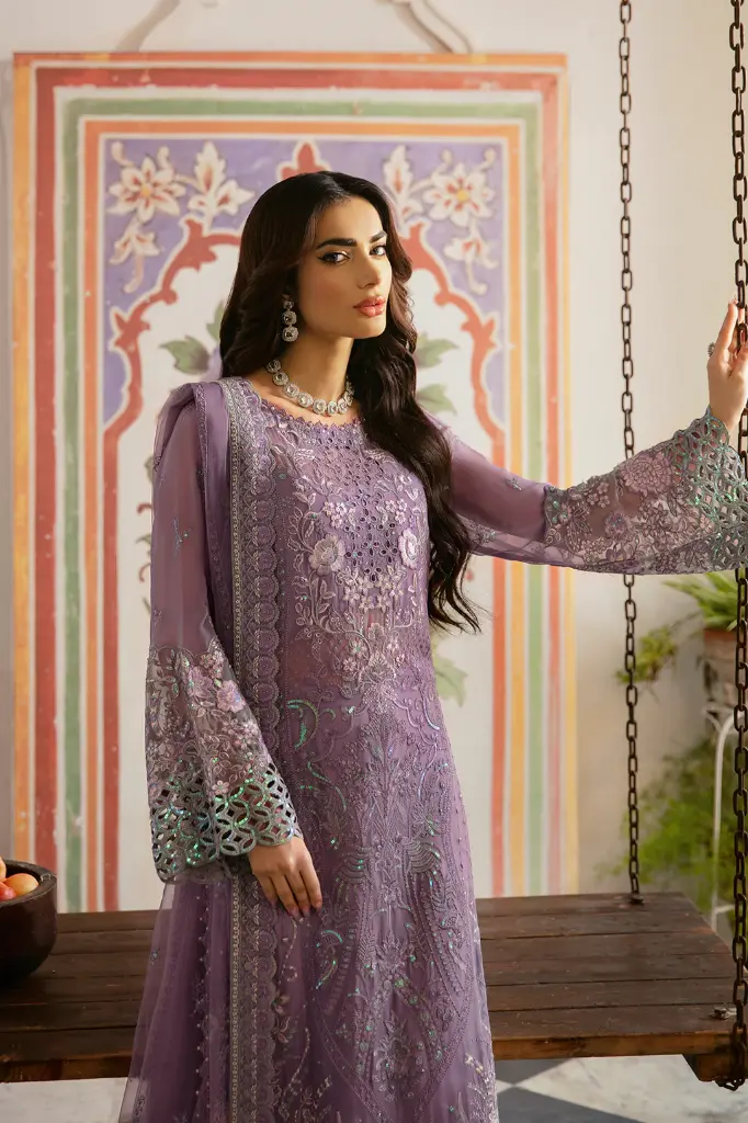 Ramsha - Dastak Luxury Chiffon Collection Q-108