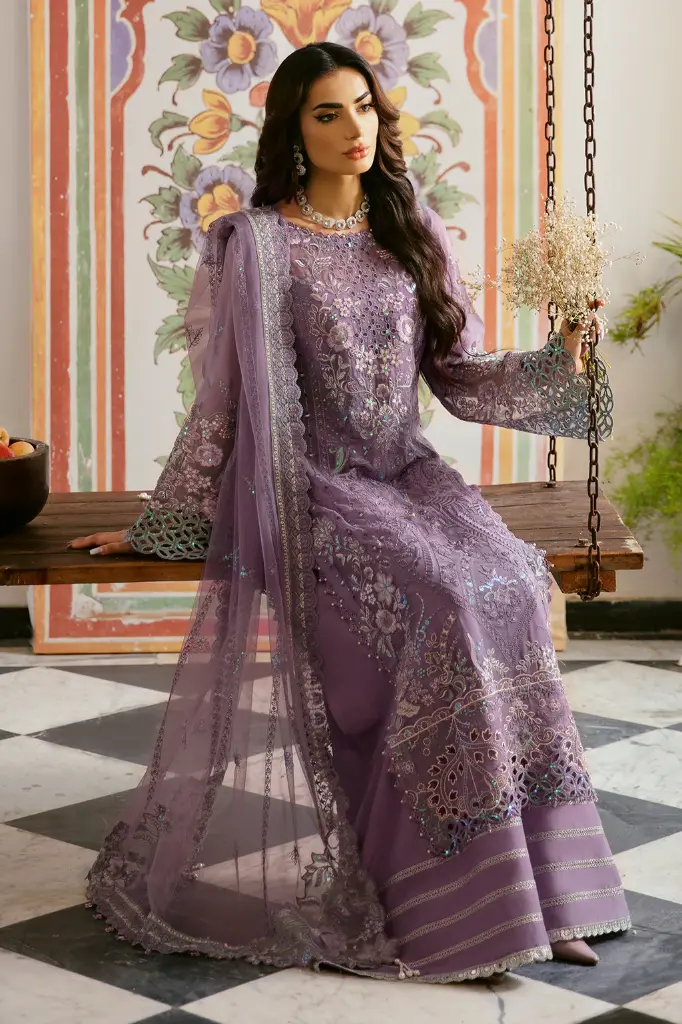 Ramsha - Dastak Luxury Chiffon Collection Q-108