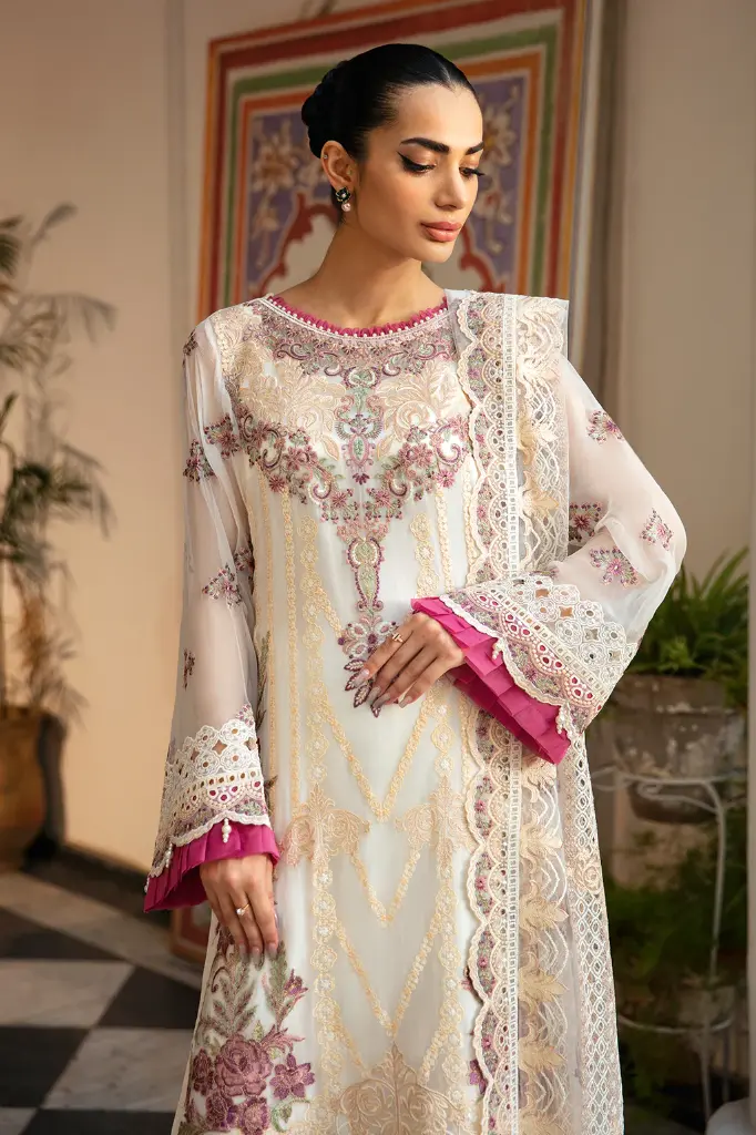 Ramsha - Dastak Luxury Chiffon Collection Q-107