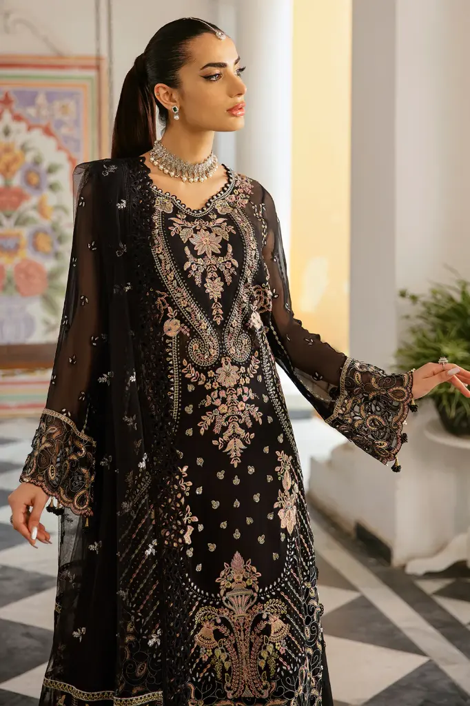 Ramsha - Dastak Luxury Chiffon Collection Q-106