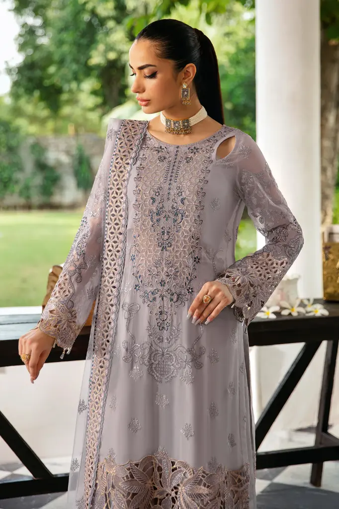 Ramsha - Dastak Luxury Chiffon Collection Q-104