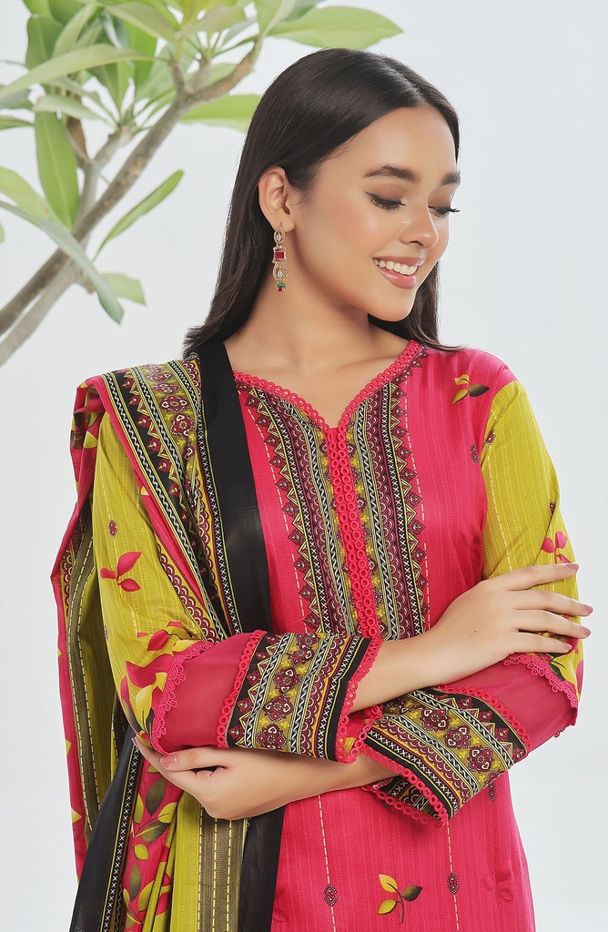 Designer Cotton Lawn 3 Pcs Unstitched Printed Collection 2024 - DL-152