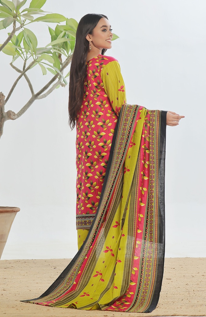Designer Cotton Lawn 3 Pcs Unstitched Printed Collection 2024 - DL-152