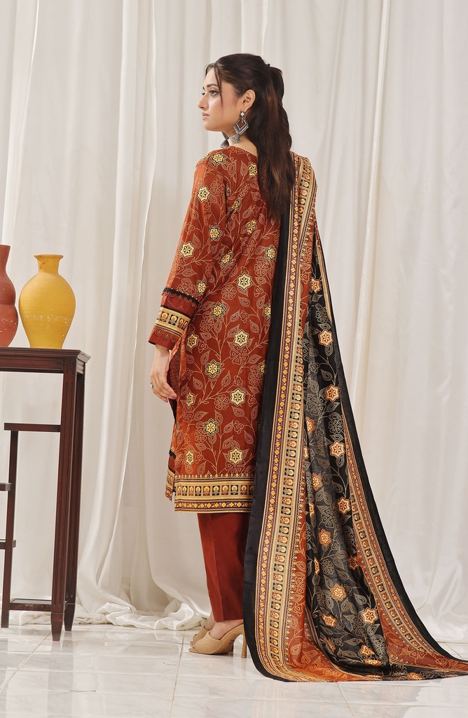 Designer Cotton Lawn 3 Pcs Unstitched Printed Collection 2024 - DL-118