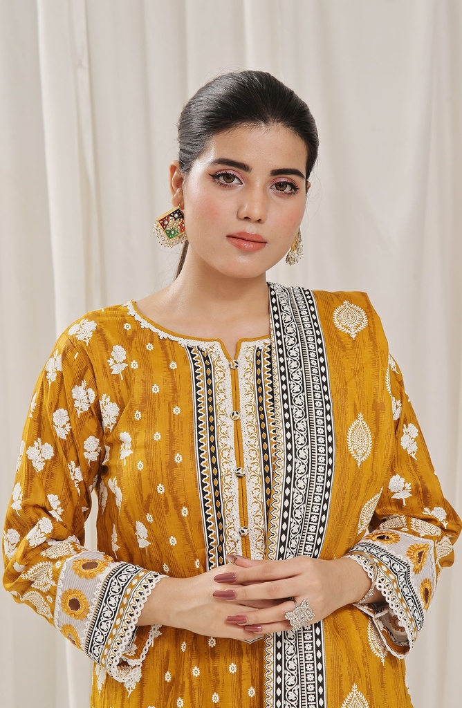 Designer Cotton Lawn 3 Pcs Unstitched Printed Collection 2024 - DL-117