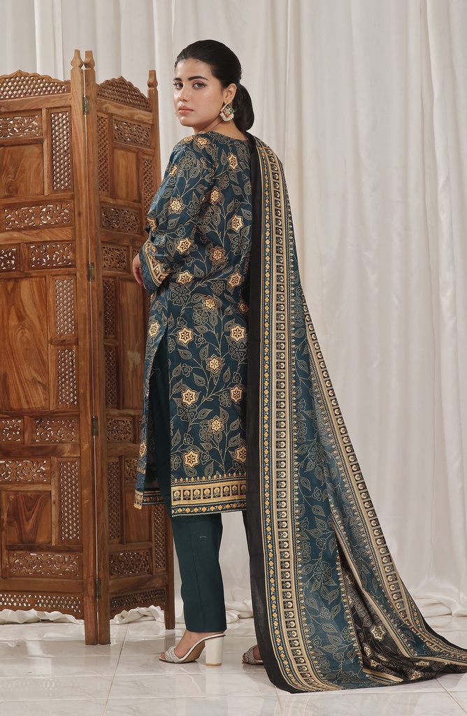 Designer Cotton Lawn 3 Pcs Unstitched Printed Collection 2024 - DL-113