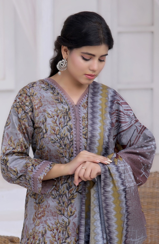 Designer Cotton Lawn 3 Pcs Unstitched Printed Collection 2024 - DL-097