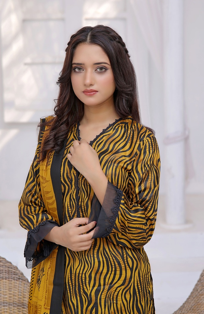 Designer Cotton Lawn 3 Pcs Unstitched Printed Collection 2024 - DL-096