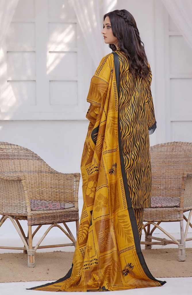 Designer Cotton Lawn 3 Pcs Unstitched Printed Collection 2024 - DL-096