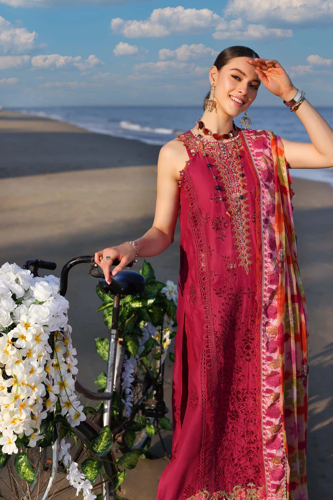 Saadia Asad - Noor Luxury Chikankari Lawn 23 D12-A
