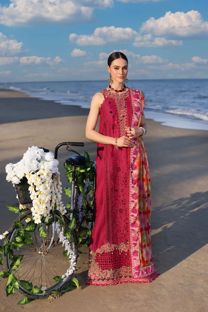 Saadia Asad - Noor Luxury Chikankari Lawn 23 D12-A