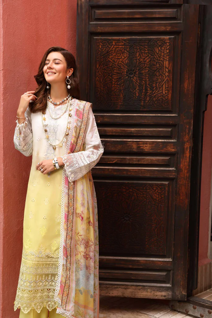Saadia Asad - Noor Luxury Chikankari Lawn 23 D7-A