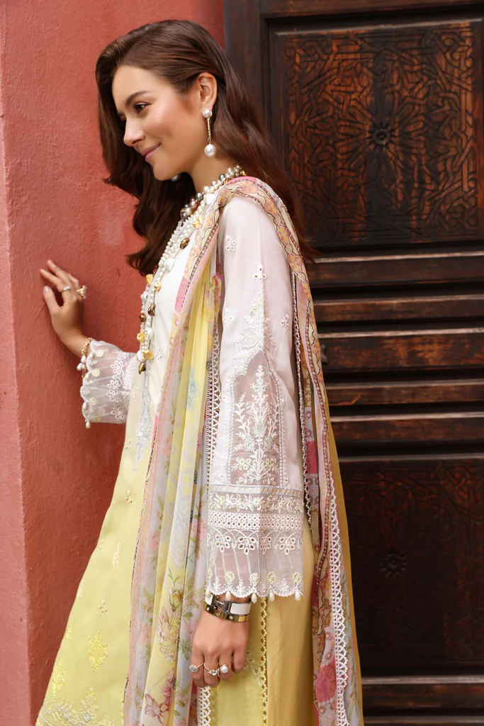 Saadia Asad - Noor Luxury Chikankari Lawn 23 D7-A