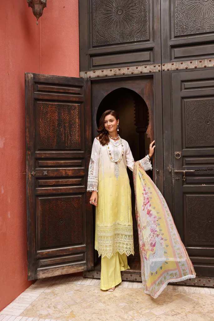 Saadia Asad - Noor Luxury Chikankari Lawn 23 D7-A