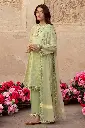 Cross Stitch - Premium Lawn 2024 Vol 1 - Design 24 Misted Green