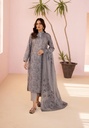 Nur - Pastels Printed & Embroidered Lawn Collection NP-04