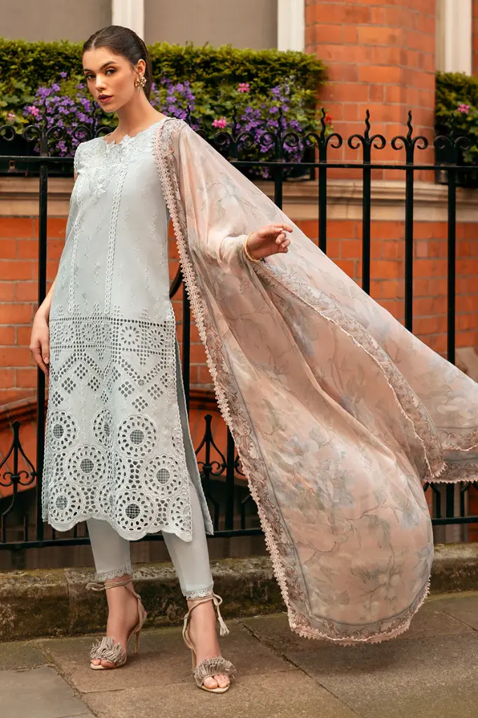 Mushq - Hemline Chikankari '24 Odyssey HMC-11 Nightingale Noir