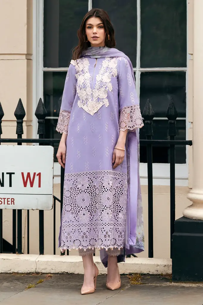 Mushq - Hemline Chikankari '24 Odyssey HMC-09 Bloom Boulevard
