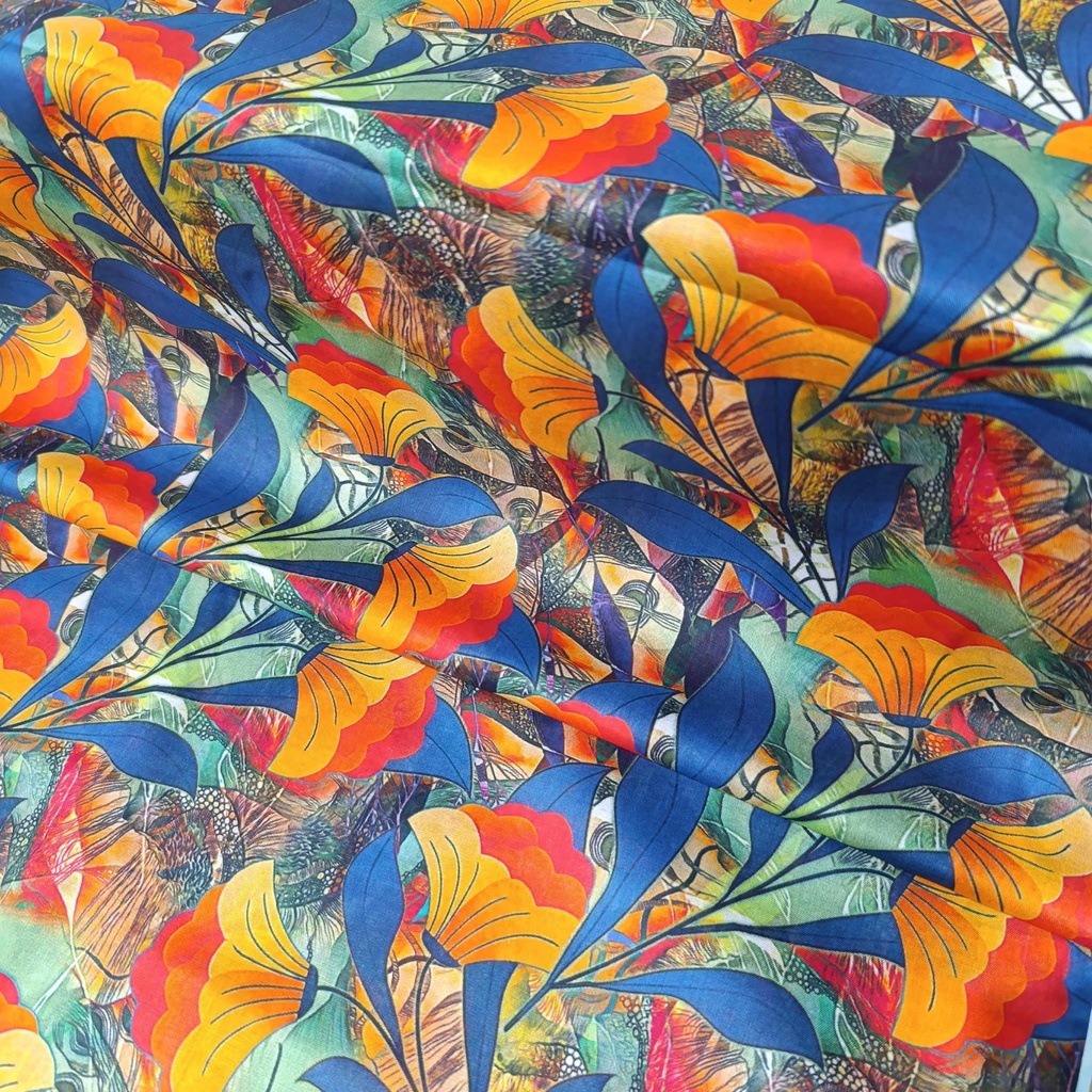 Riaz Arts - Classic Unstitched 2Pcs Digital Printed Lawn Collection Vol-6 D-01
