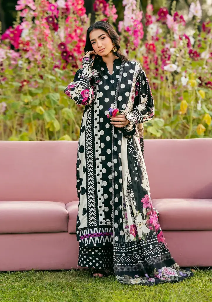 Elaf - Prints Lawn Collection EPS-2B Mystic Noir