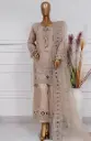 Sadabahar - Mahpara Embroidered Organza D-03