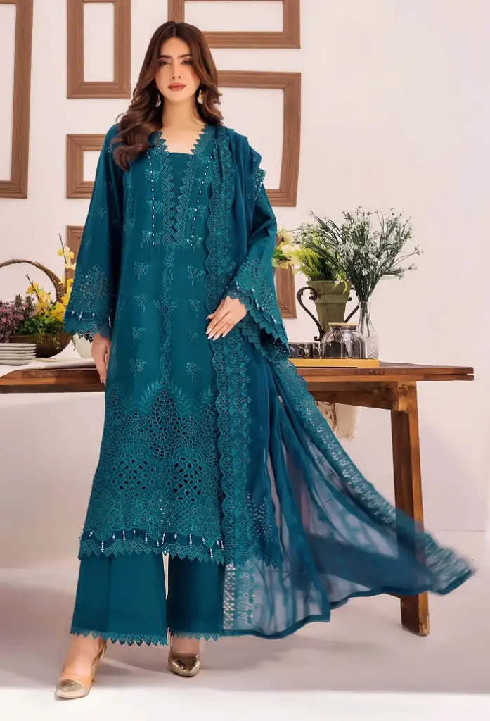 Adan's Libas - Stella Chikankari D-09