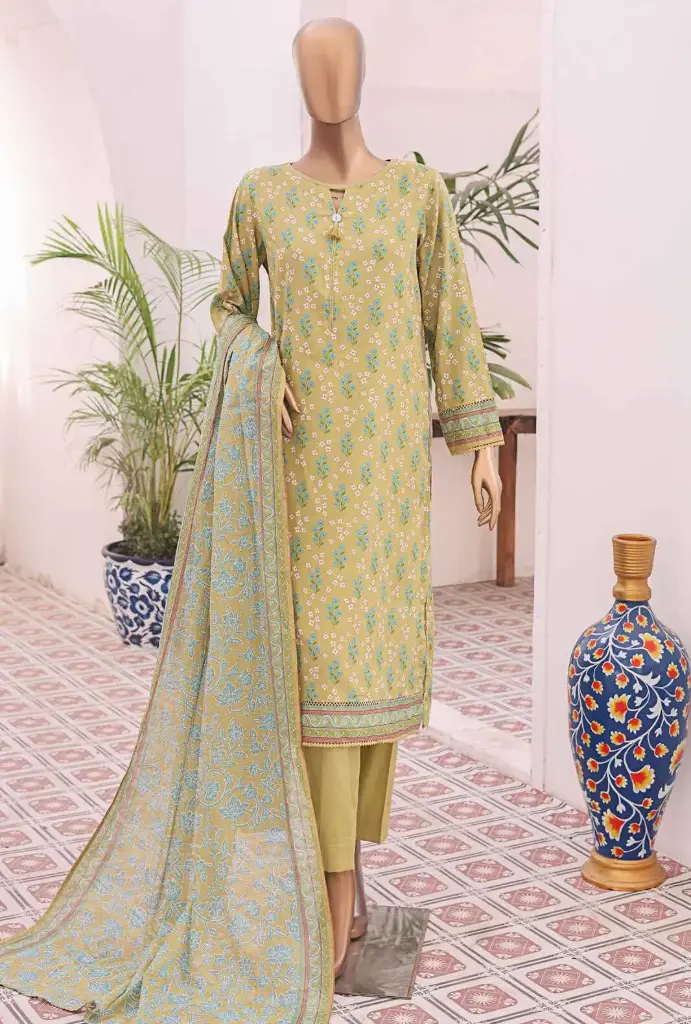 HZ - Premium Dailywear 3Pc Printed Collection PDW-103B