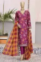 HZ - Premium Dailywear 3Pc Printed Collection PDW-105A