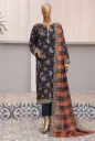 HZ - Premium Dailywear 3Pc Printed Collection PDW-105B