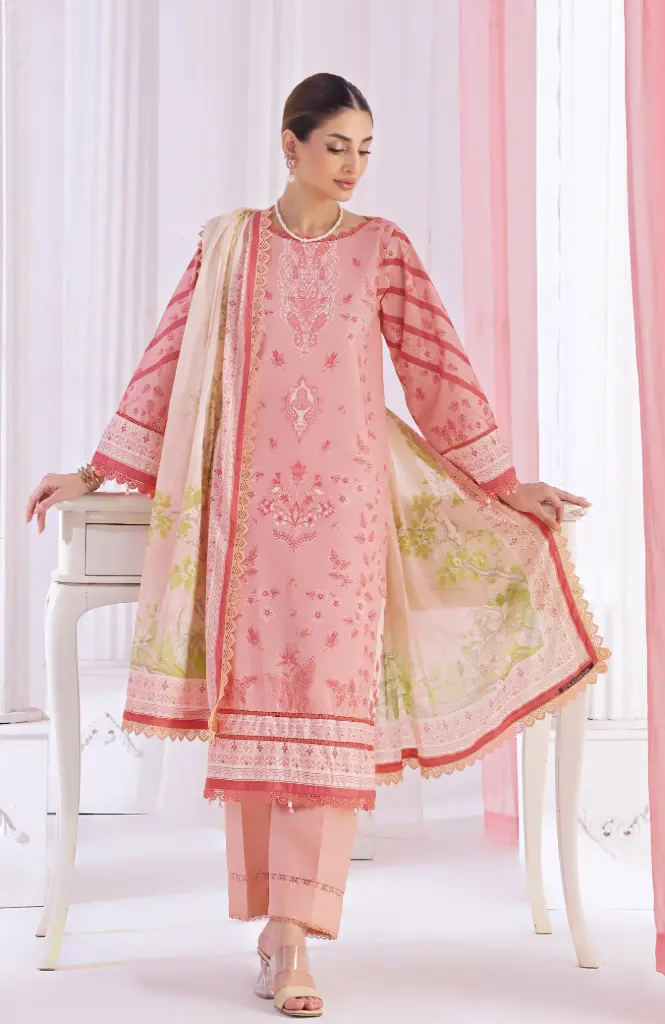 Alzohaib - Colors Digital Printed Lawn Vol-6 D-05