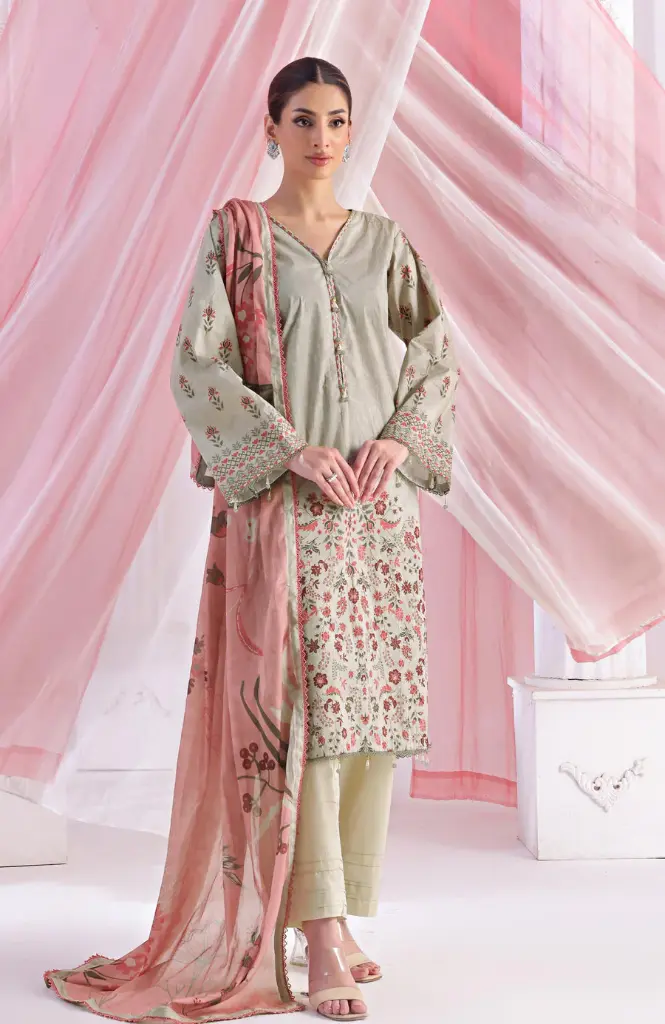 Alzohaib - Colors Digital Printed Lawn Vol-6 D-09
