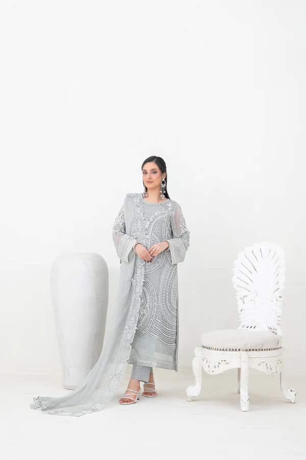 Tawakkal - Ablah Fancy Embroidered Chiffon D-5384
