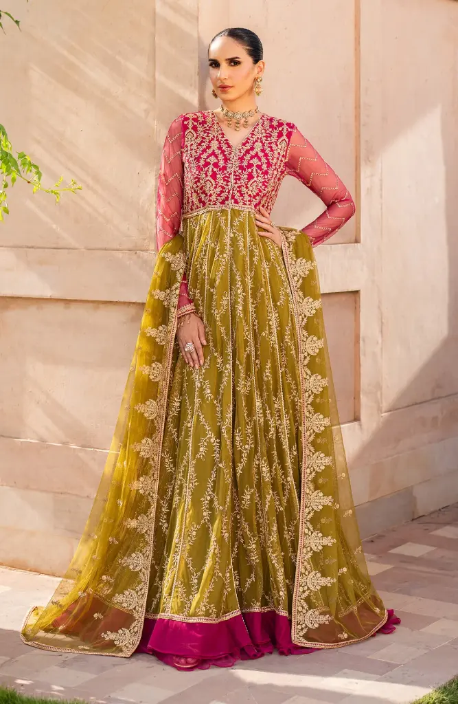 Zarif - Sahiba Embroidered Net SBA-03 Lara