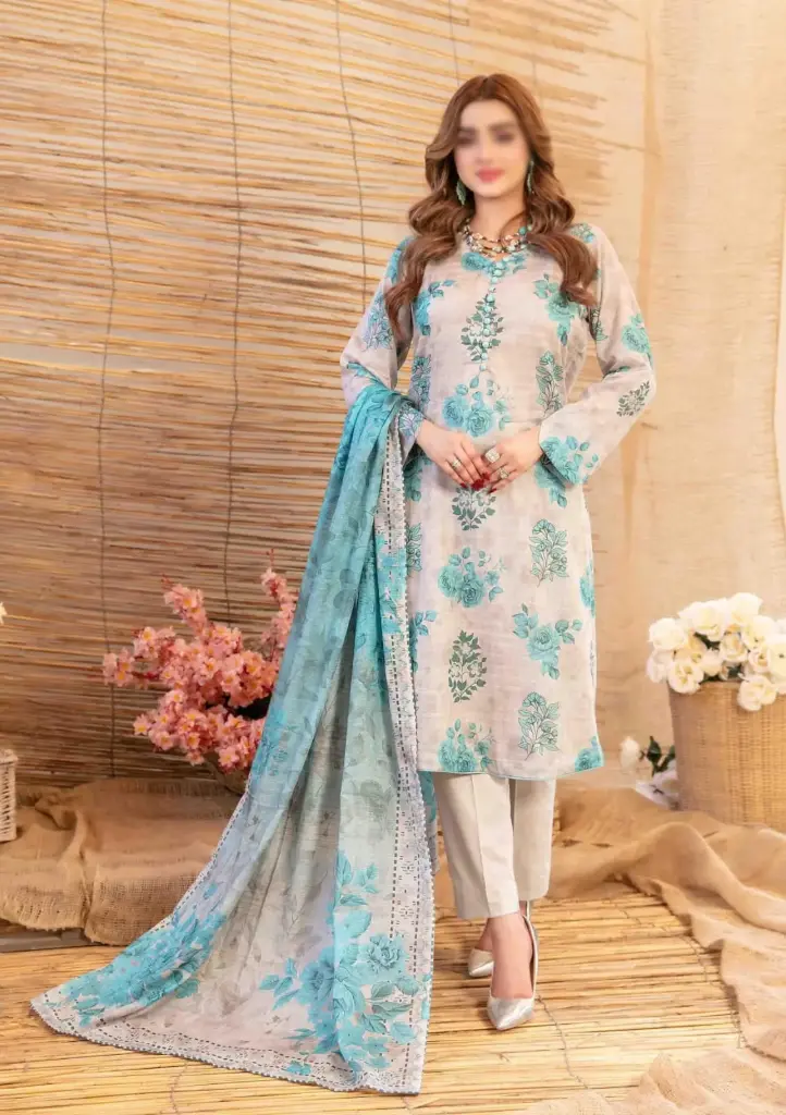 Tawakkal - Mylah Lawn Digital Printed Dupatta D-2025