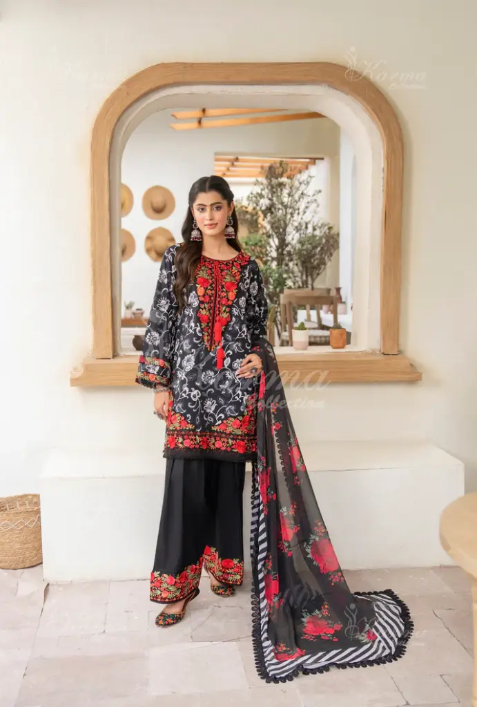 Karma Collection - Aaina Vol-II KC-1492 Crimson Noir